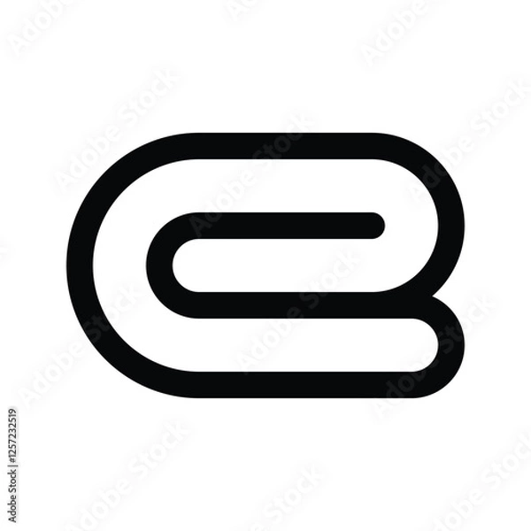 Fototapeta Illustration vector graphic icon of Blanket. Outline Style Icon. Furniture Themed Icon. Vector illustration isolated on white background. Perfect for website or application design.