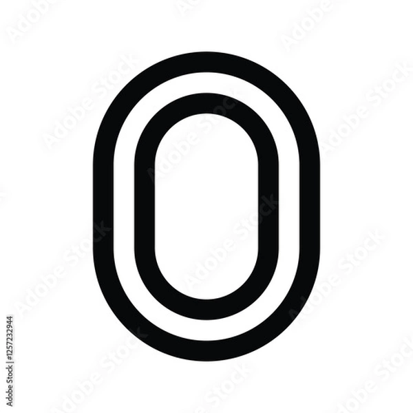 Fototapeta Illustration vector graphic icon of Mirror. Outline Style Icon. Furniture Themed Icon. Vector illustration isolated on white background. Perfect for website or application design.