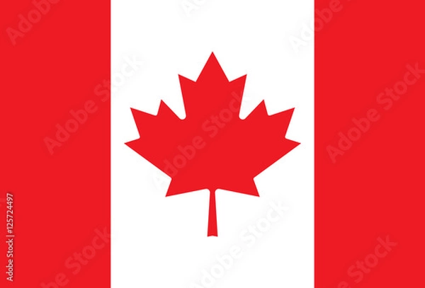 Obraz Canada vector flag