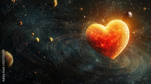 Obraz İllustrations for valentine Day