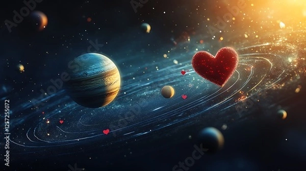 Obraz İllustrations for valentine Day