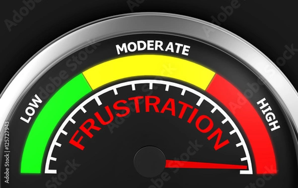 Obraz frustration