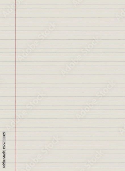 Fototapeta Notebook paper background. Blank pages of a notebook