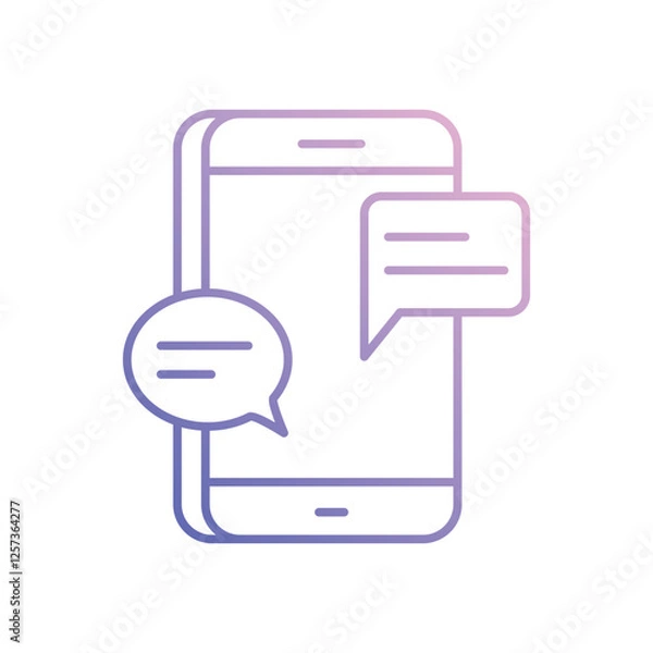 Fototapeta Smartphone vector icon 