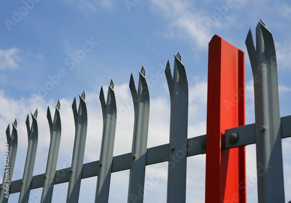 Obraz ogrodzenia przemysłowe