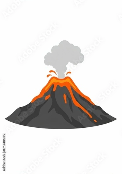 Obraz volcano