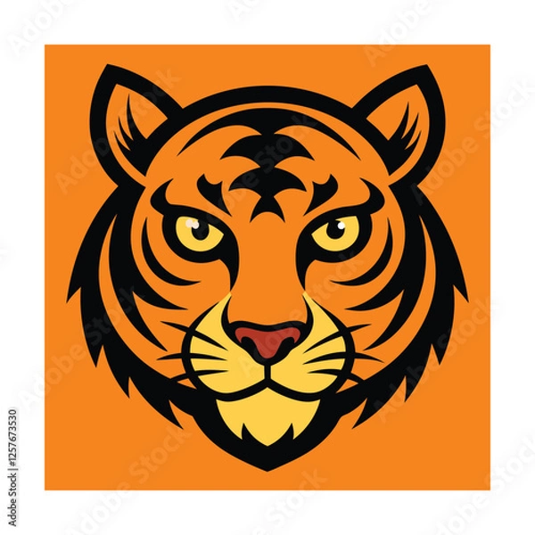 Fototapeta head of tiger