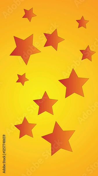 Obraz abstract background with stars