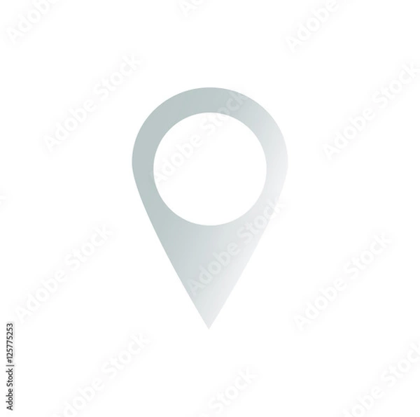 Obraz Grey gradient pointer
