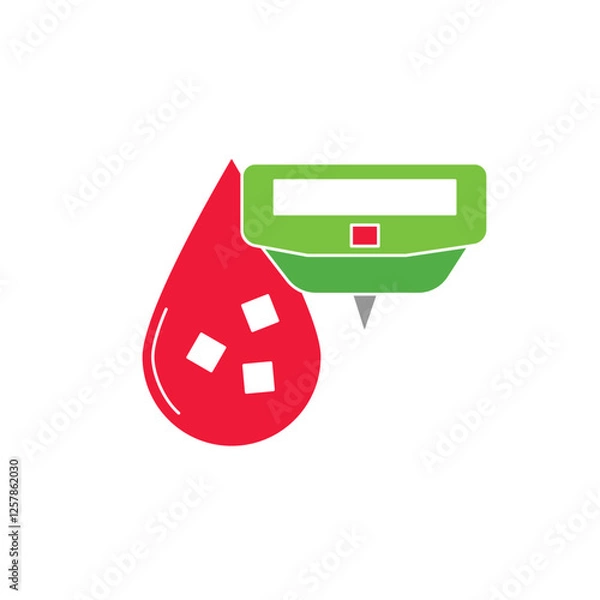 Obraz Blood glucose measurement for diabetes management and health monitoring