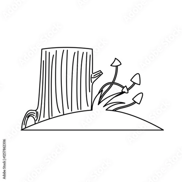 Obraz Vibrant autumn illustrations filled with warmth and nostalgia