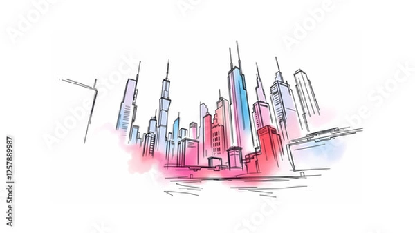 Obraz abstract colorful background