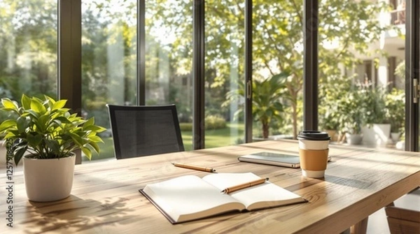 Obraz table and chairs