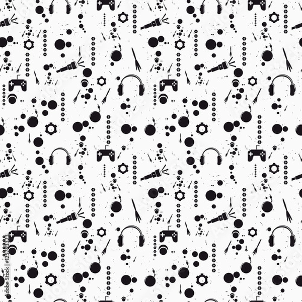 Fototapeta Grunge seamless pattern. Vector