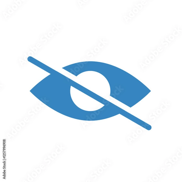 Obraz シンプルな目のアイコンセット	