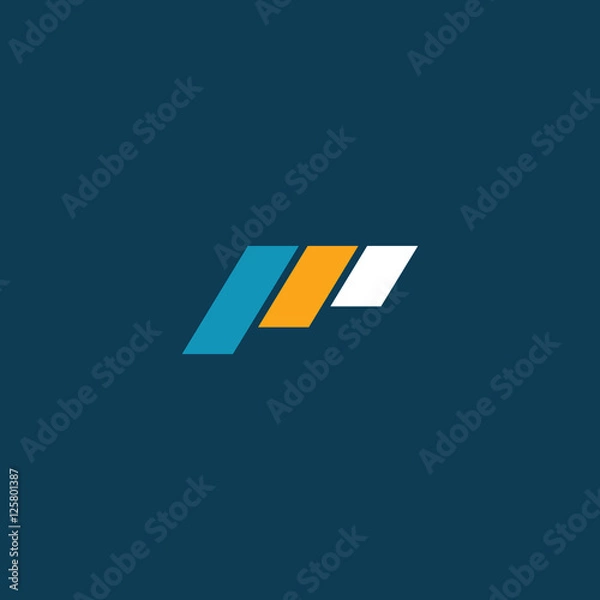 Fototapeta three lines logo