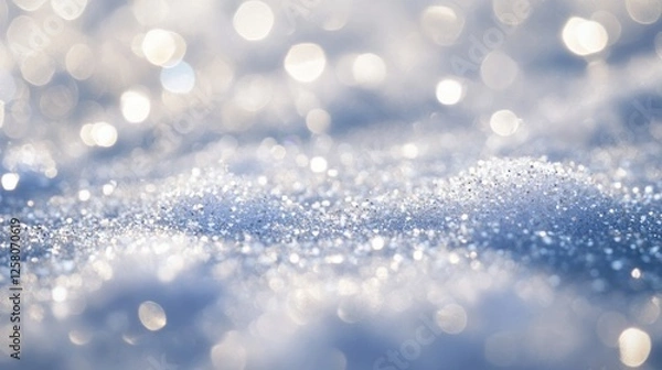 Fototapeta Bokeh sparkles animation with subtle flickering