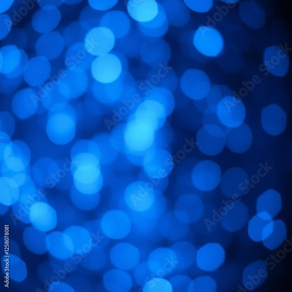 Fototapeta Abstract blue bokeh circles christmas background glitter light defocused Bokeh light lights background bokeh abstract light bright effect shiny
