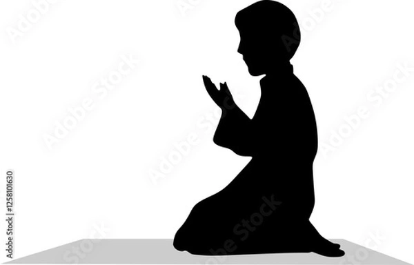Obraz Boy In Namaz