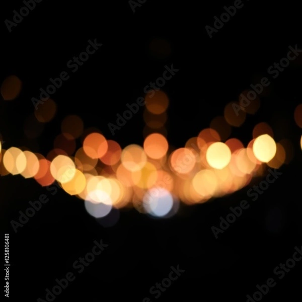 Fototapeta Vintage abstract bokeh colorful lights on black Bokeh light lights background bokeh abstract light bright effect shiny