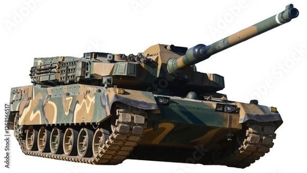 Obraz tank isolated	