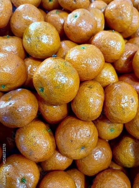 Obraz oranges at the market.