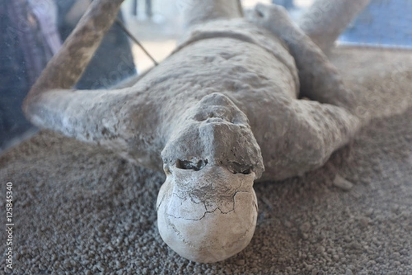 Obraz man dead in pompeii