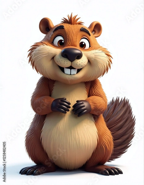 Obraz hamster  on white background