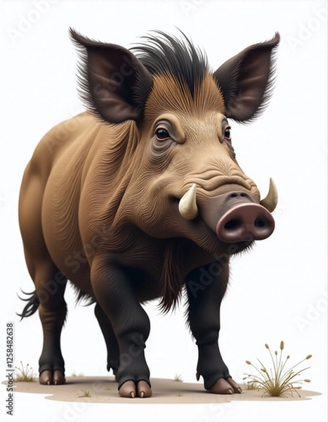 Obraz boar in the mud