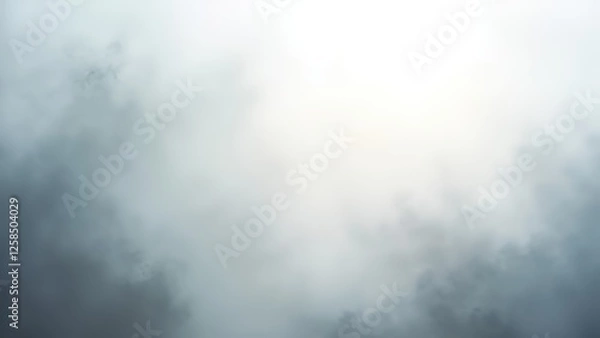 Fototapeta Ethereal Smoke Effect Background - Moody Grey Gradient Texture for Luxury Product Photography, Mystery Book Covers, Abstract Wall Art