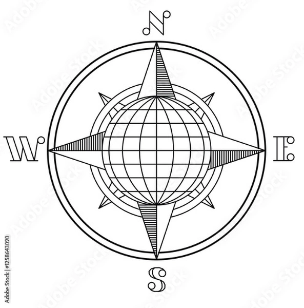 Fototapeta Wind Direction is very helpful for people to know the direction 