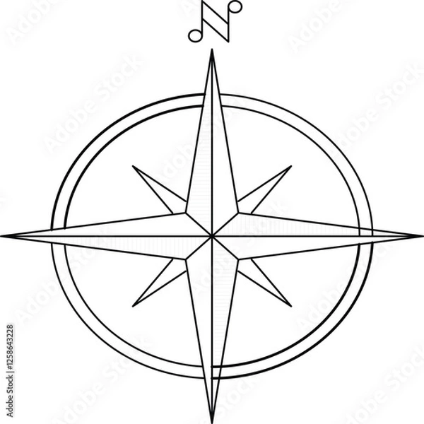 Fototapeta Wind Direction is very helpful for people to know the direction 