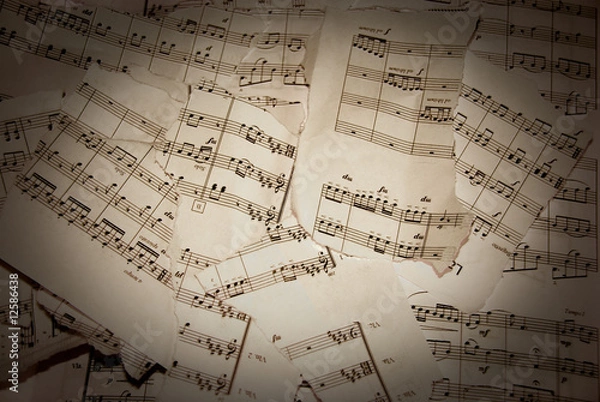 Fototapeta Musical notes