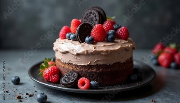 Obraz chocolate cake