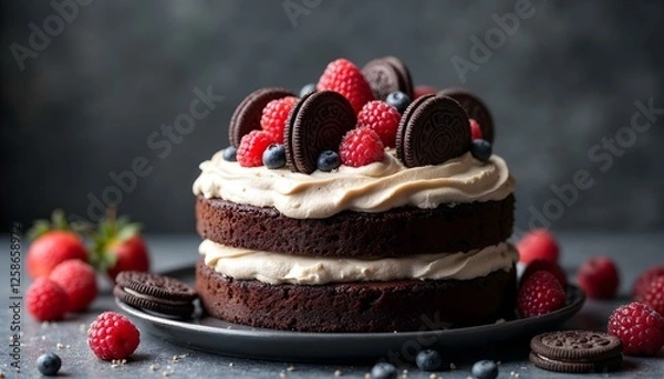 Obraz chocolate cake