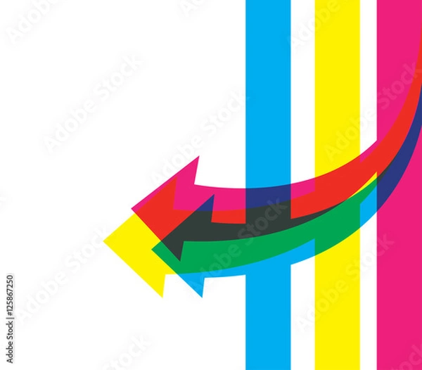 Obraz Colored Template Design