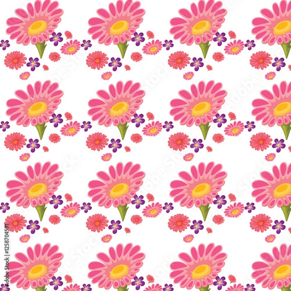 Obraz seamless pattern with flowers