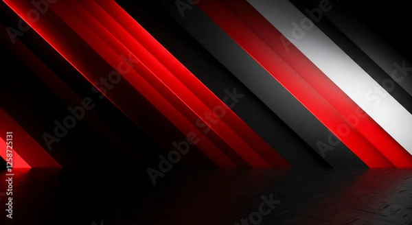 Fototapeta スタイリッシュな赤の抽象背景