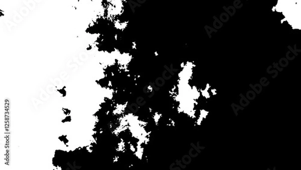 Fototapeta Rustic splash vector texture. Abstract background. Weathered surface and shape. Dirty and damaged backdrop.