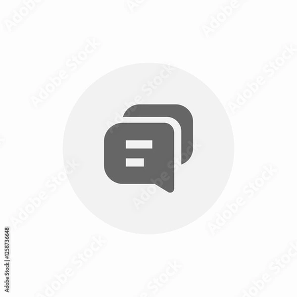 Obraz chat application icon sign vector