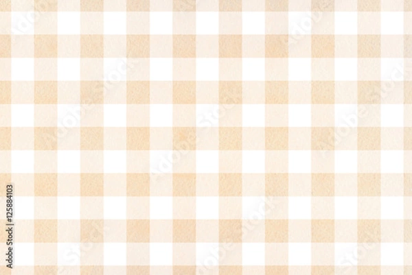 Fototapeta Watercolor checked pattern.
