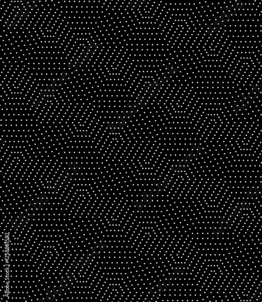 Fototapeta Vector seamless texture. Modern geometric background. Dotted grid.