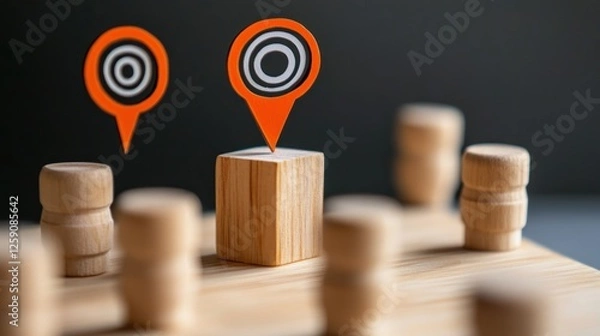Fototapeta Strategic Positioning: Identifying and Targeting Key Market Segments