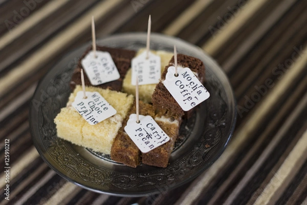 Fototapeta cake tasting