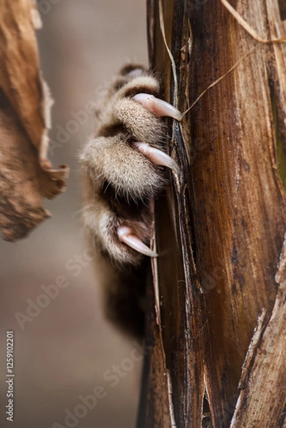 Obraz Cat Claws hurting Plant