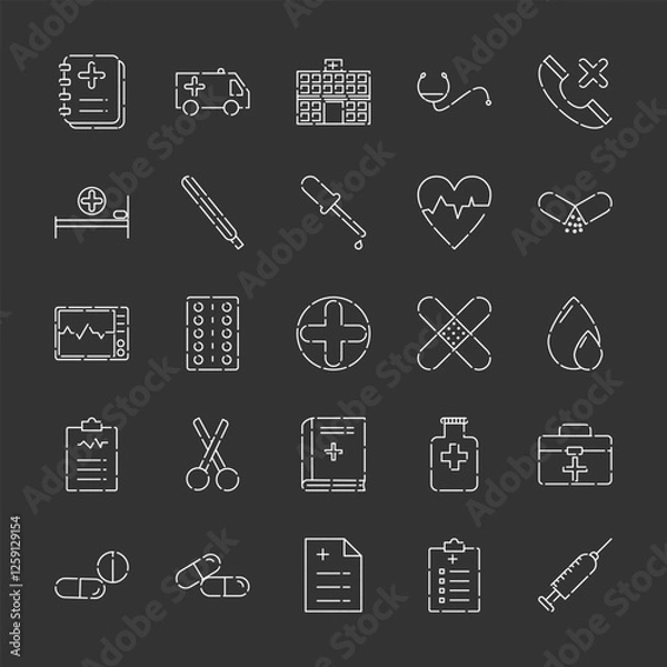 Obraz Business Icons