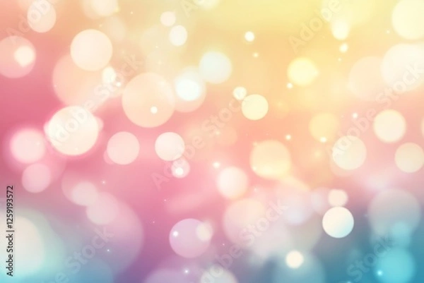Fototapeta Abstract bokeh background with pastel colors