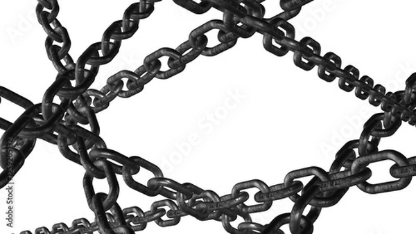 Obraz chain and lock