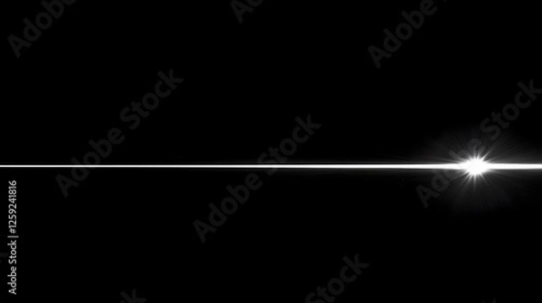 Fototapeta Light streak, dark background, abstract
