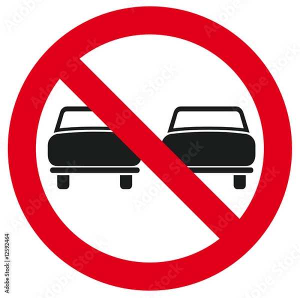 Obraz Placa Proibido Ultrapassar